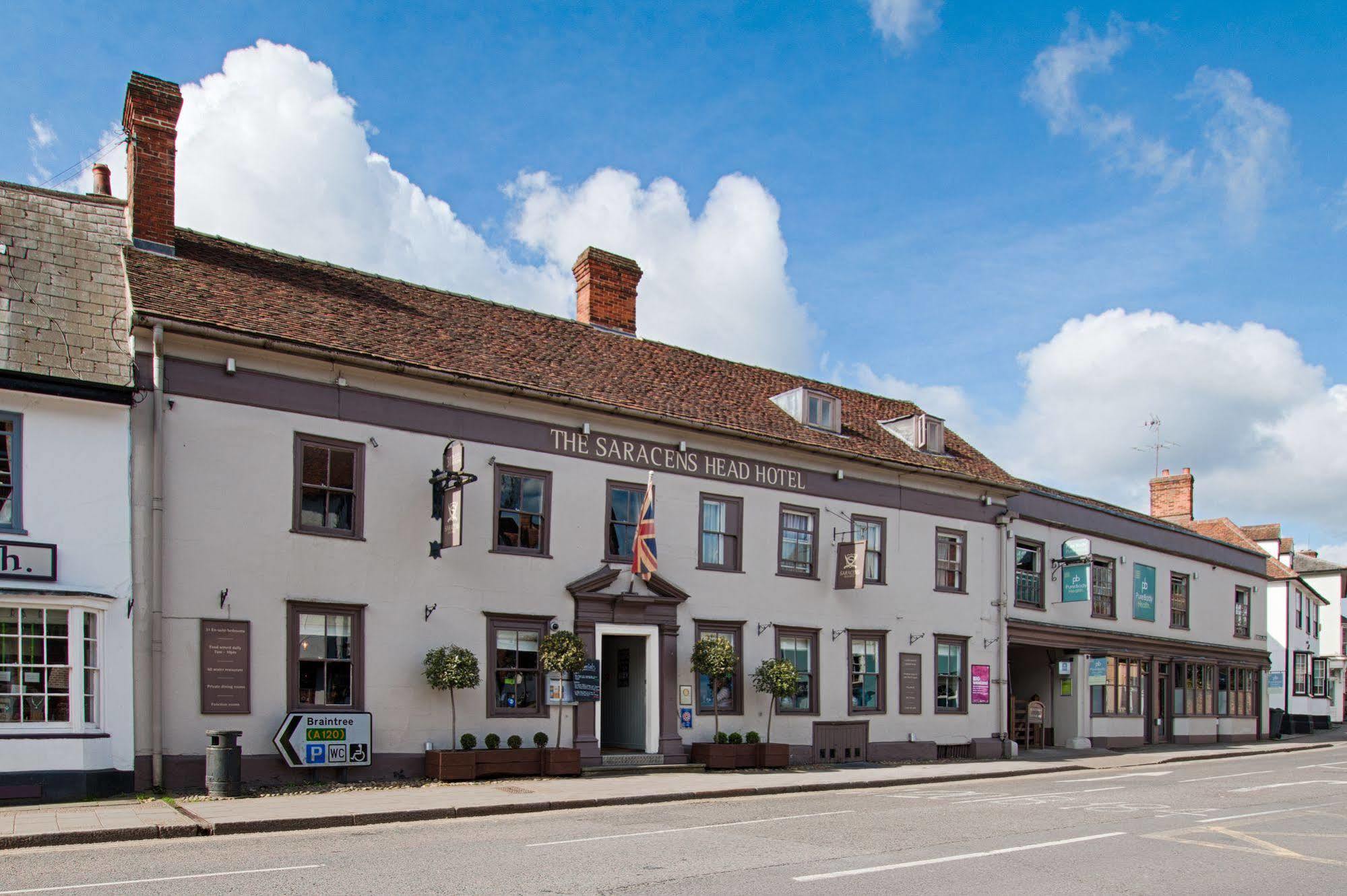The Saracens Head Hotel Great Dunmow Extérieur photo